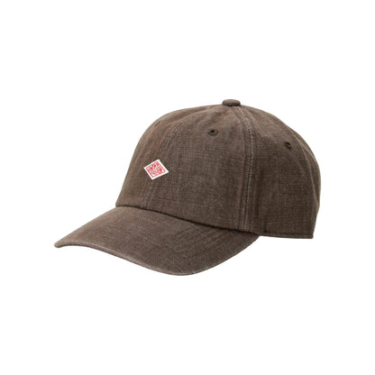 Danton Colour Denim Serge Baseball Cap - Brown