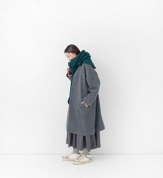 [Arriving Next Monday] Veritecoeur Wool Coat - Grey (One Size Fits All)
