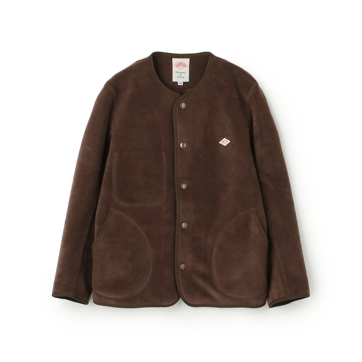 Danton Women's Fleece Jacket - Chocolate