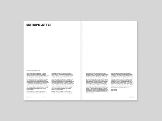 Magazine B Issue #100: Magazine B