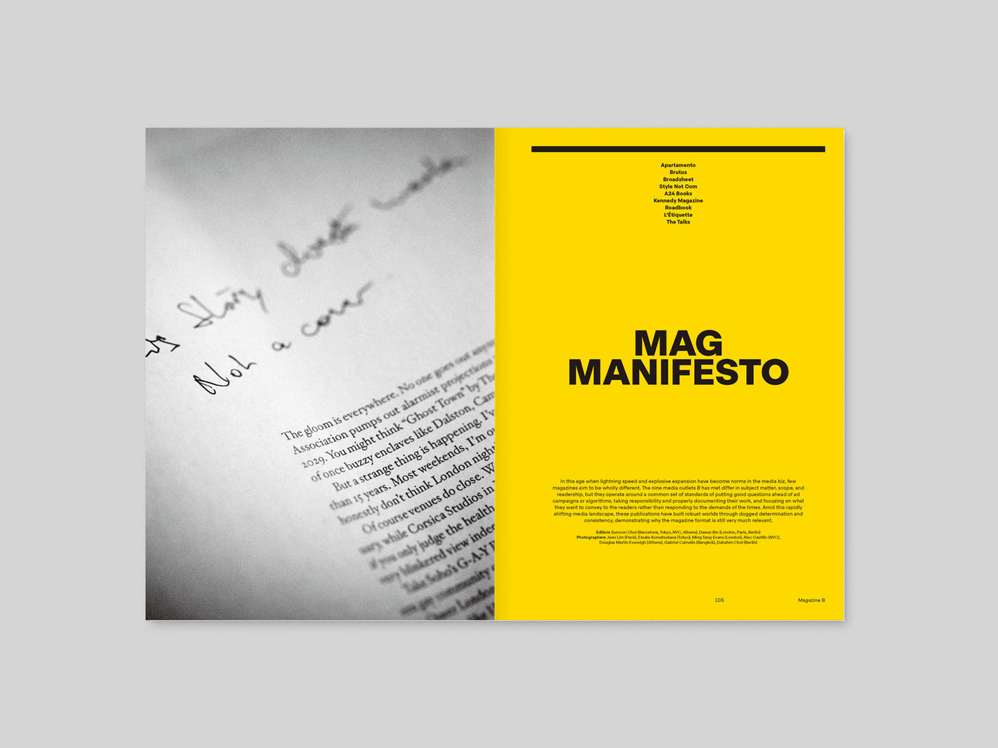 Magazine B Issue #100: Magazine B