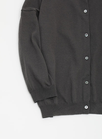 evam eva Cotton Cardigan - Blue Gray