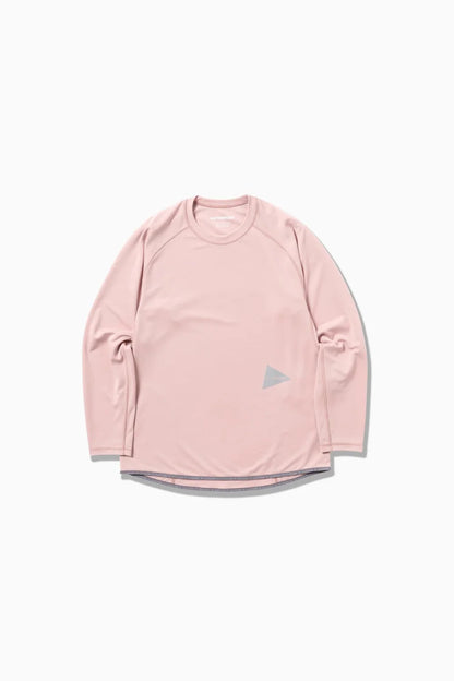 And Wander Dry Jersey Raglan Long-sleeve Tee - Pink