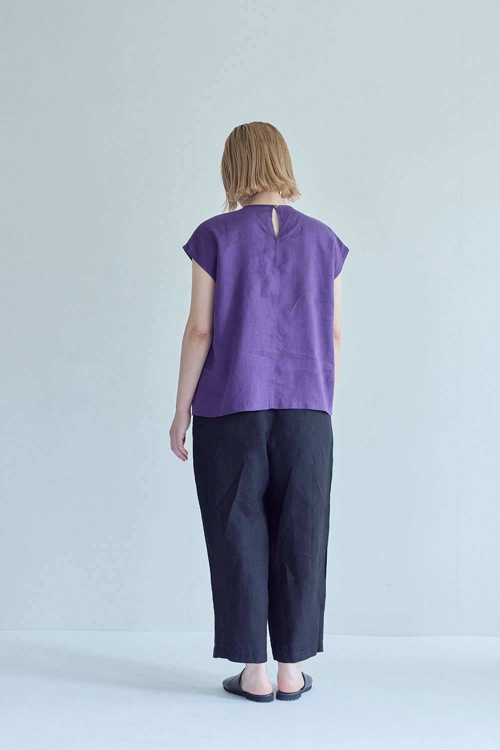 Fog Linen Work Jannet Pants Black