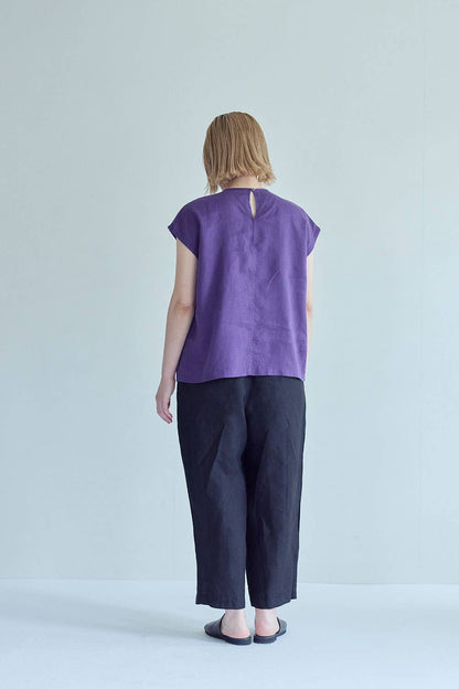 Fog Linen Work Jannet Pants Black