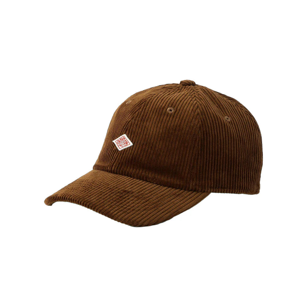 Danton 6-Panel Unisex Corduroy Baseball Cap - Deep Orange