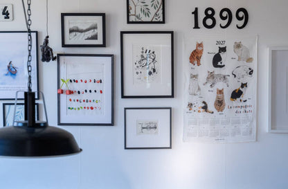 [Pre-order: Shipping Sep./Oct.]2027 Linen Calendar The Cat Company