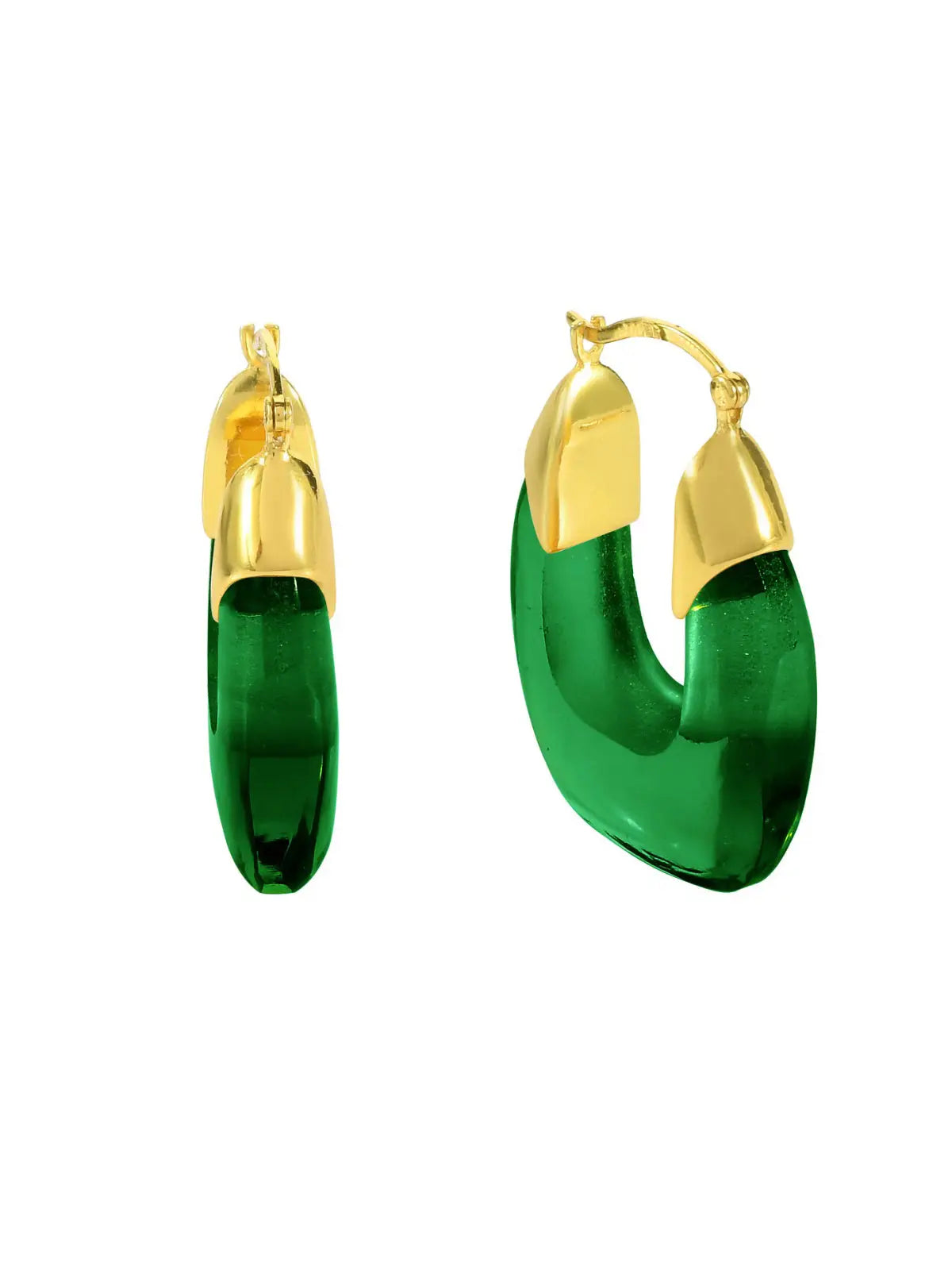 Shyla Rafelli Earrings-Emerald