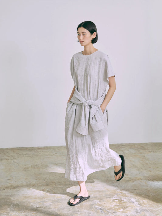 Nicholson & Nicholson Eve-CC Dress - Gray Stripe