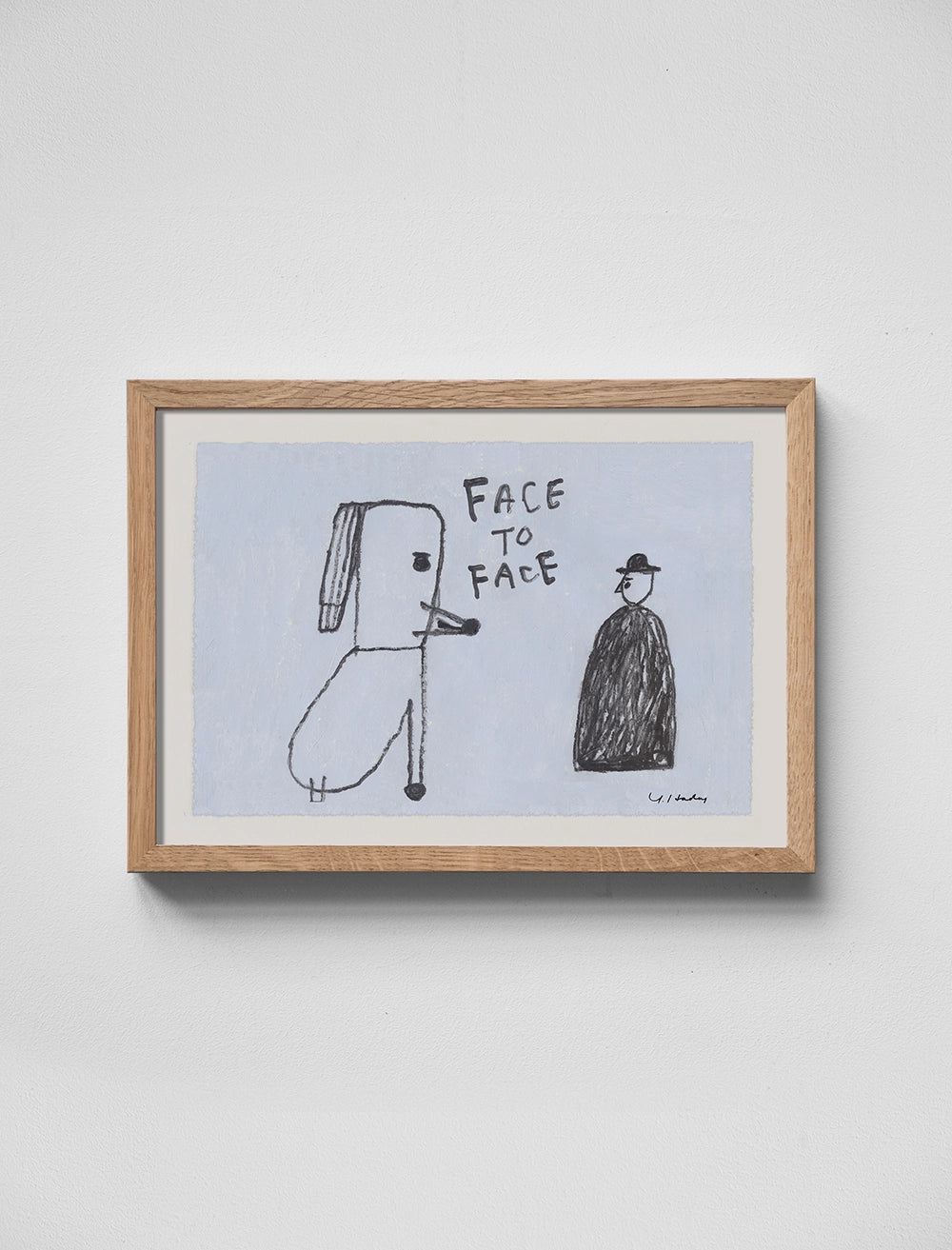 Fine Little Day Poster -Face to Face by Yoshiko Hada