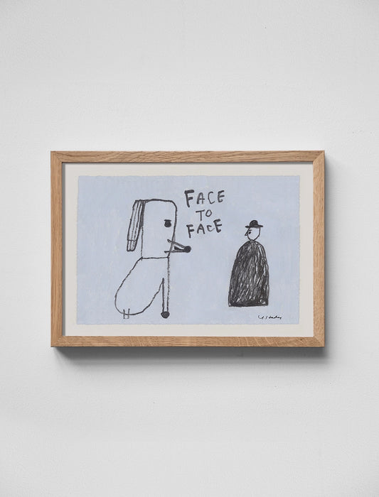 Fine Little Day Poster -Face to Face by Yoshiko Hada