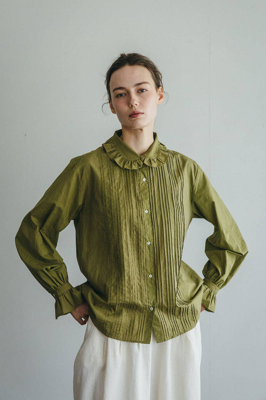 Fog Linen Work Nirav Shirts -  Dark Olive