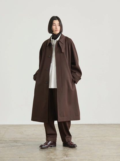 Nicholson & Nicholson Figaro Wool Coat - Brown