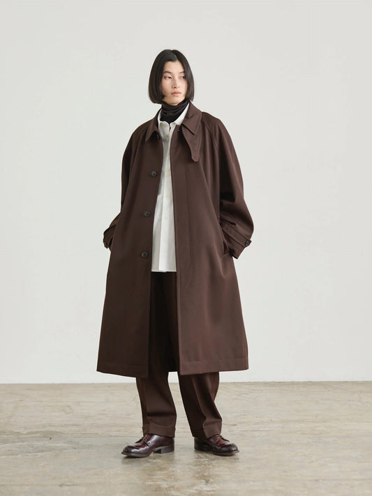 Nicholson & Nicholson Figaro Wool Coat - Brown