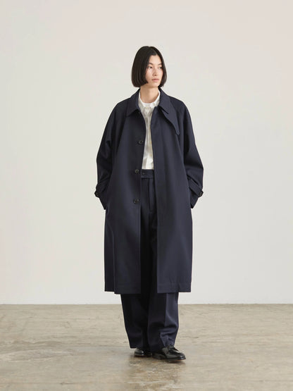 Nicholson & Nicholson Figaro Wool Coat - Navy