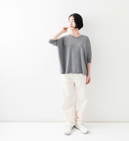 Veritecoeur Cotton-Silk-Cashmere Knit Pullover - Grey (ST-137)