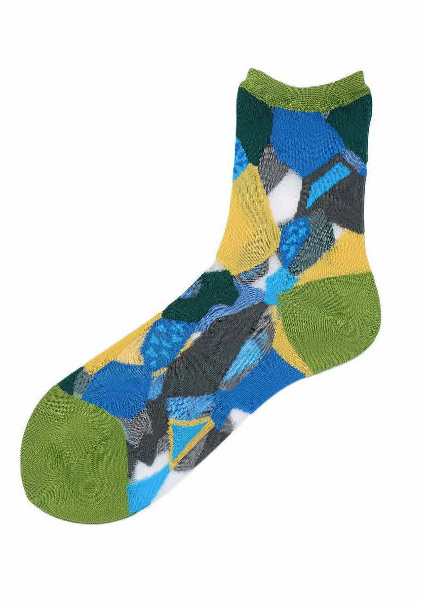 Fuga Fuga  Socks - Green (7071)