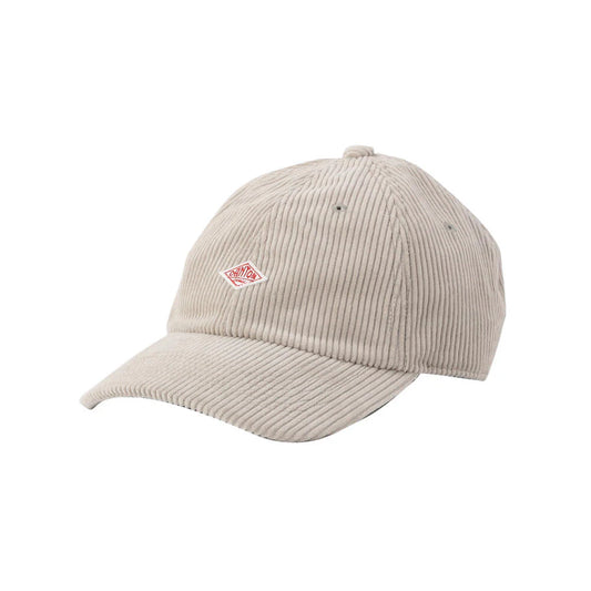 Danton 6-Panel Unisex Corduroy Baseball Cap - Greige