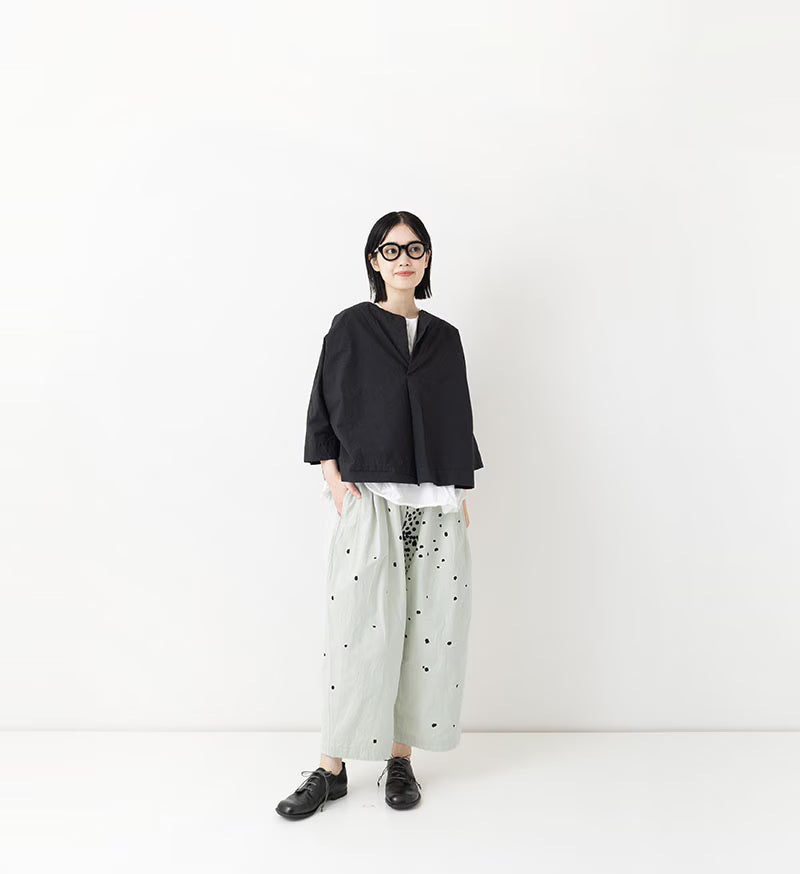 Veritecoeur Paint Pattern Yoke Pants