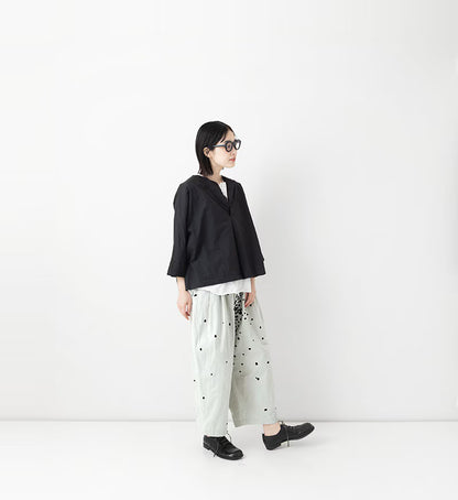 Veritecoeur Paint Pattern Yoke Pants