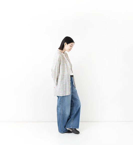 Veritecoeur LIBERTY Print Shirt Blouse - Iris