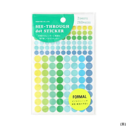 HIGHTIDE See-through Dot Sticker