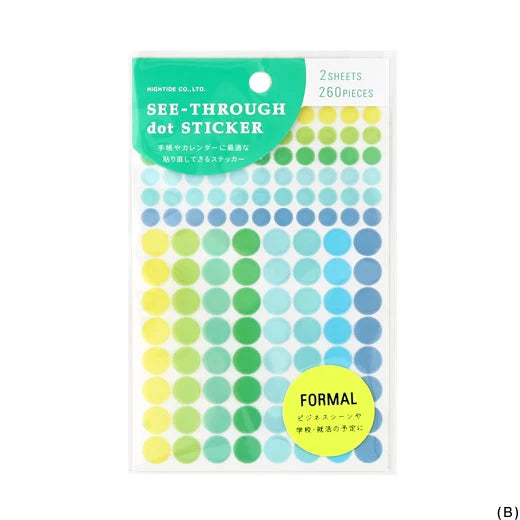 HIGHTIDE See-through Dot Sticker