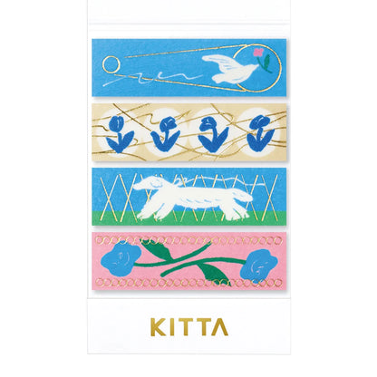King Jim Kitta Collage Washi Tape Set - Waltz