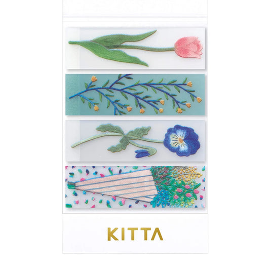 King Jim Kitta Clear Sticky Notes - Flower
