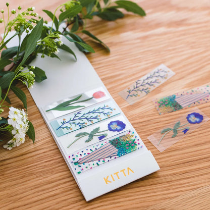 King Jim Kitta Clear Sticky Notes - Flower