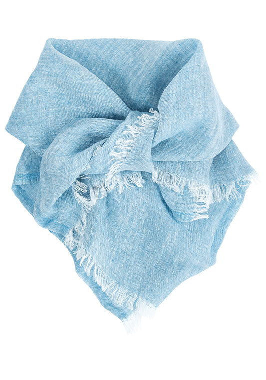 Lapuan Kankurit HALI linen scarf - Rainy Blue