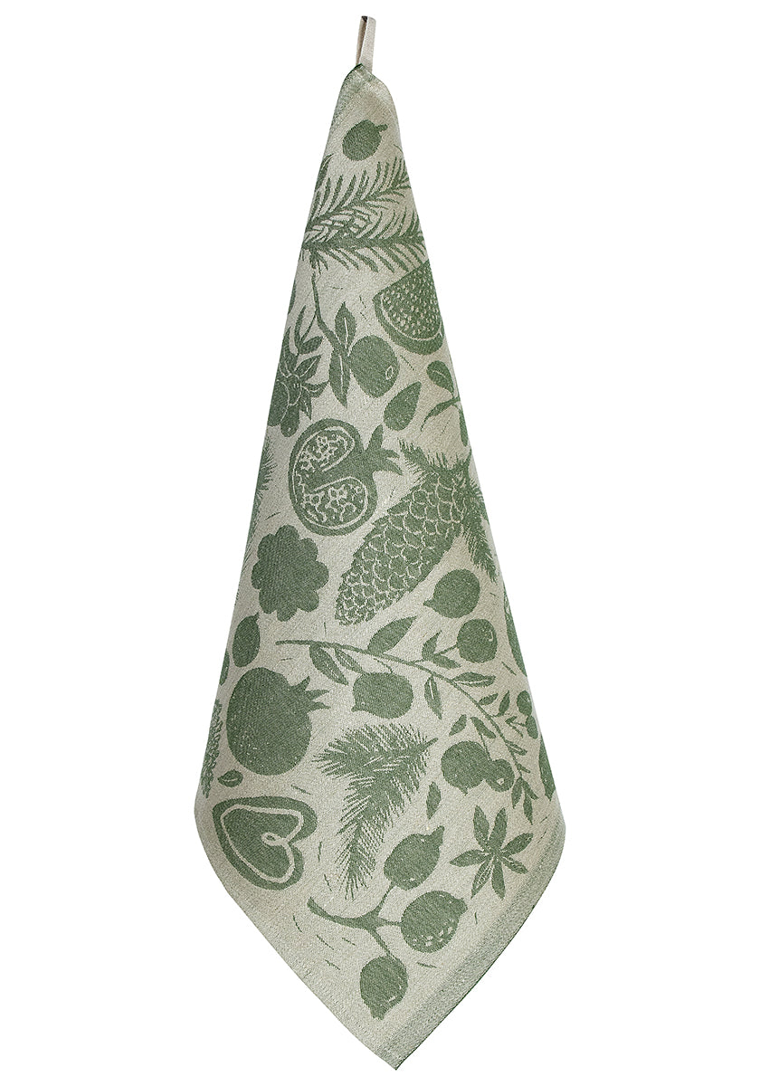 Lapuan Kankurit TALVEN TUOKSUT Square linen towel/napkin