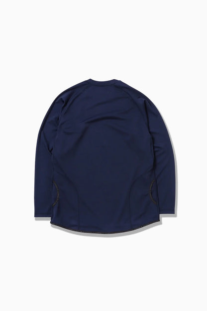 And Wander Dry Jersey Raglan Long-sleeve Tee - Navy