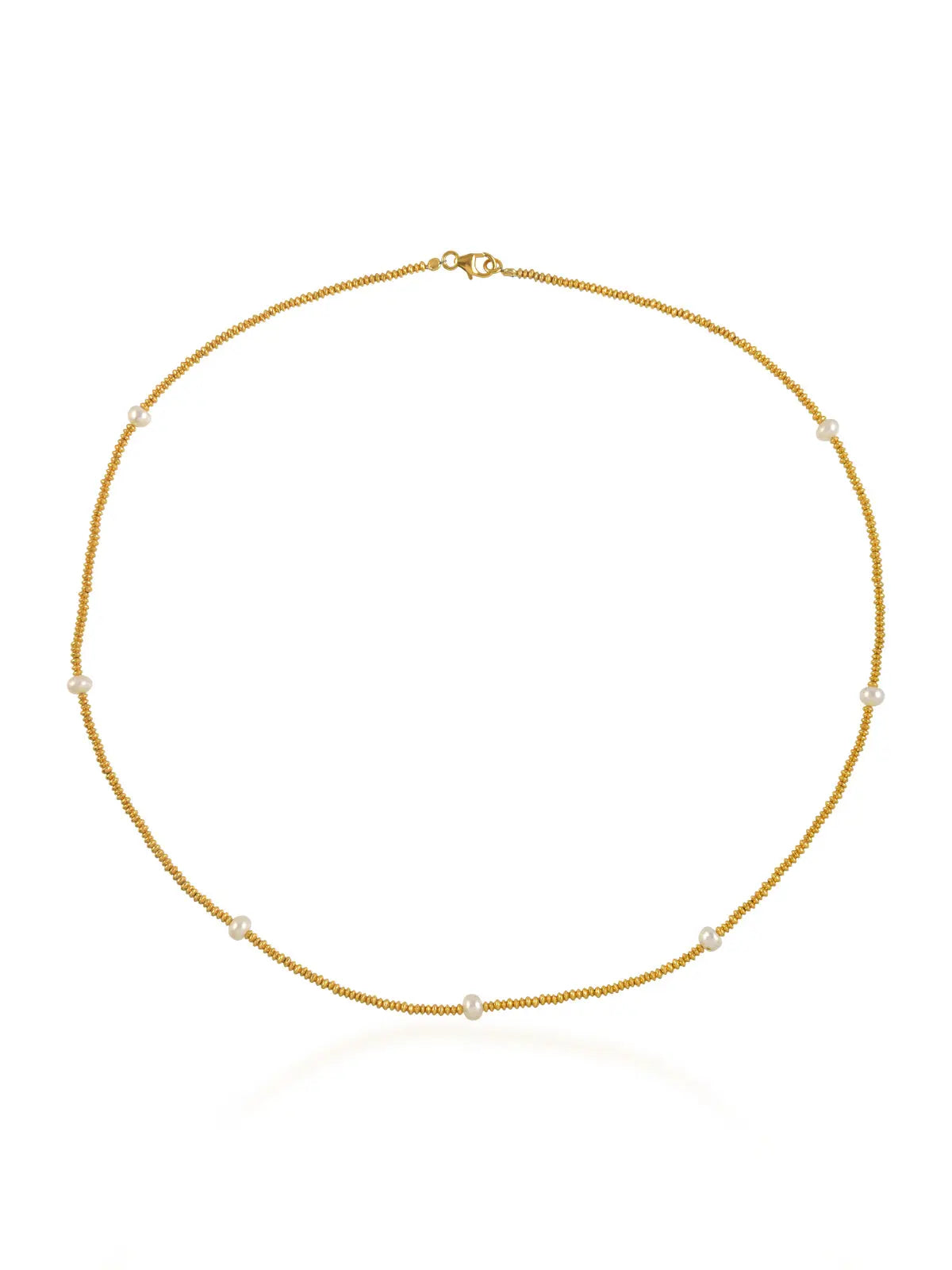 Shyla Cami Necklace Pearl and Gold