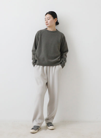 evam eva Press Wool Raglan Pullover - Moss