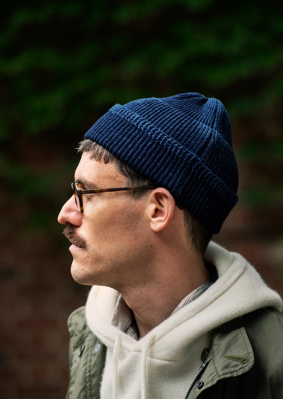 Rototo Cotton Indigo Mil Watch Cap - Dark Indigo