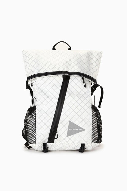 And Wander ECOPAK 18L Backpack - Off-white