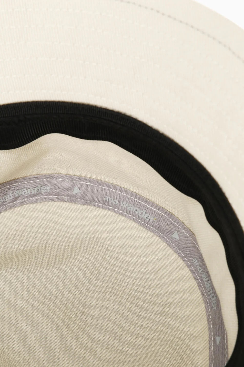 And Wander Cotton Twill Bucket Hat - Off-white