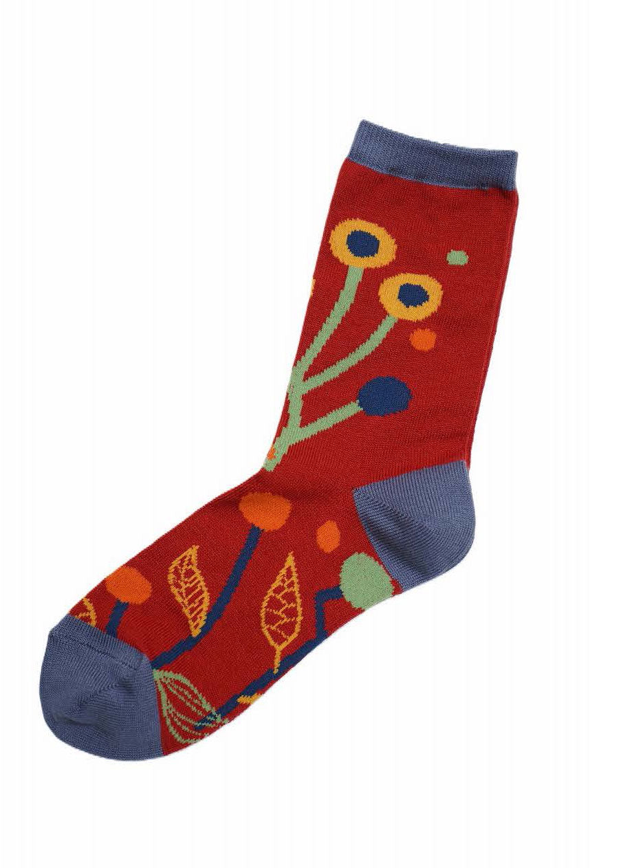 Fuga Fuga  Socks - Red (7072)