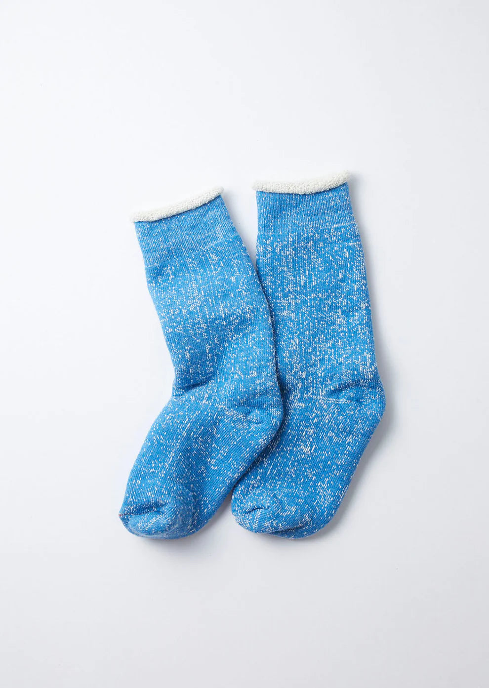 ROTOTO DOUBLE FACE CREW SOCKS (Blue)