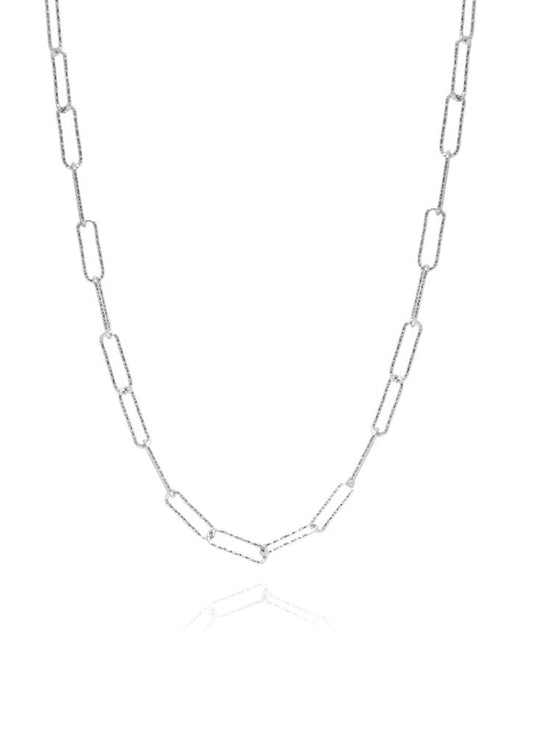 HERMINA ATHENS Diamond Cut Chain - Silver
