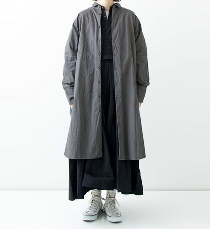 Veritecoeur Long Shirt Dress - Charcoal Grey