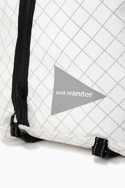 And Wander ECOPAK 18L Backpack - Off-white