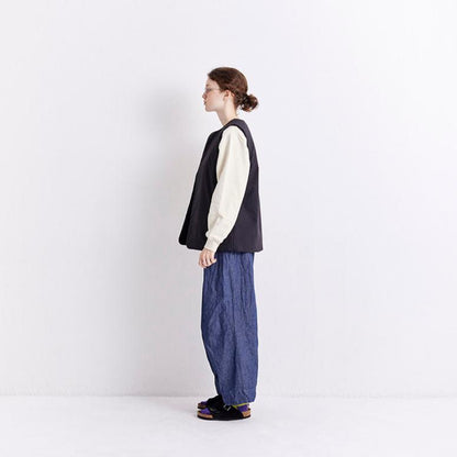 Veritecoeur Cotton Linen Denim Pants (2657U)