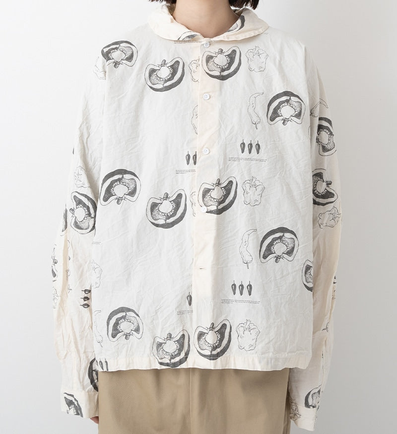 Veritecoeur Veggie Print Shirt (VC-2635B)