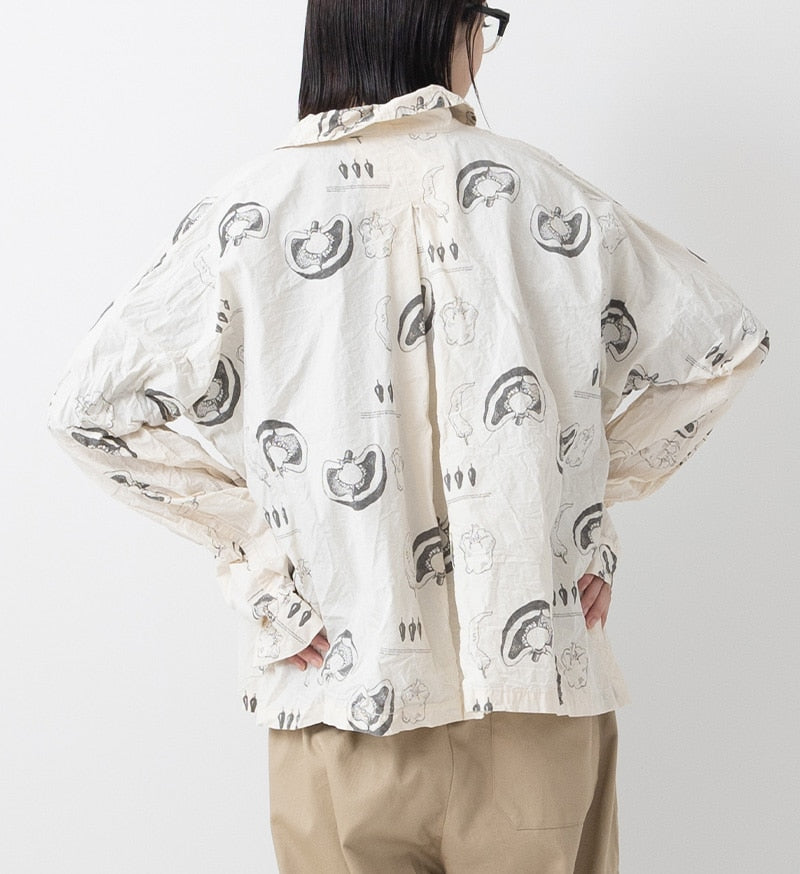 Veritecoeur Veggie Print Shirt (VC-2635B)