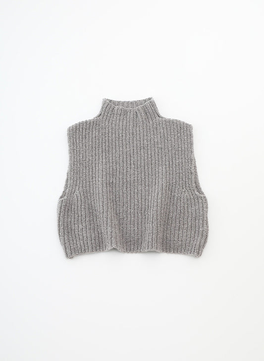 evam eva Wool Vest - Grege