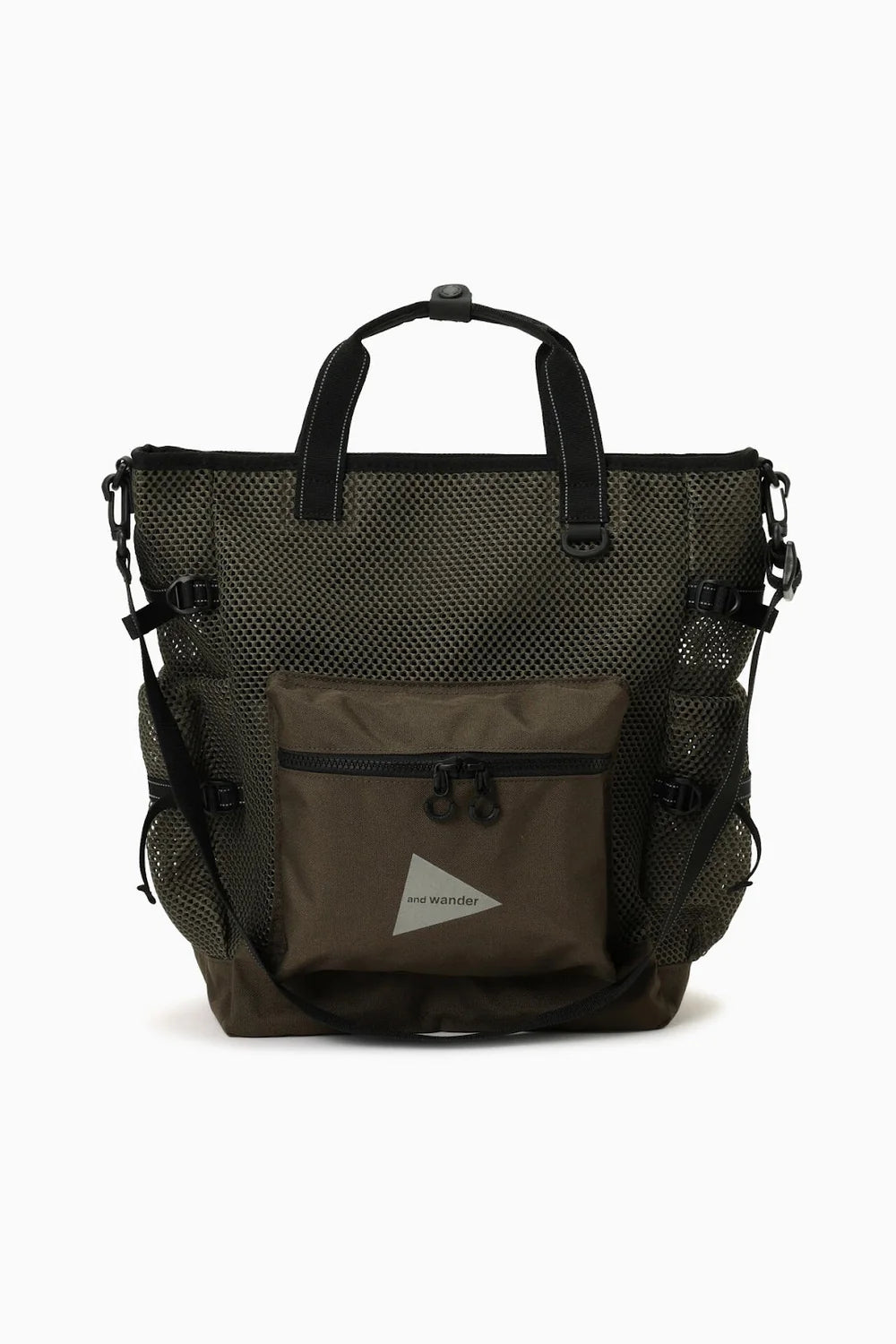 And Wander 3D Mesh 2way Tote Bag - Olive