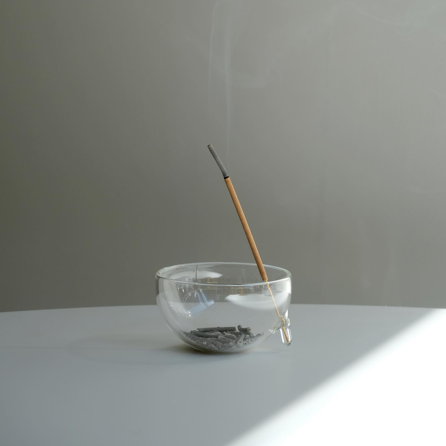Clear B Glass Incense Holder/Burner - Size S