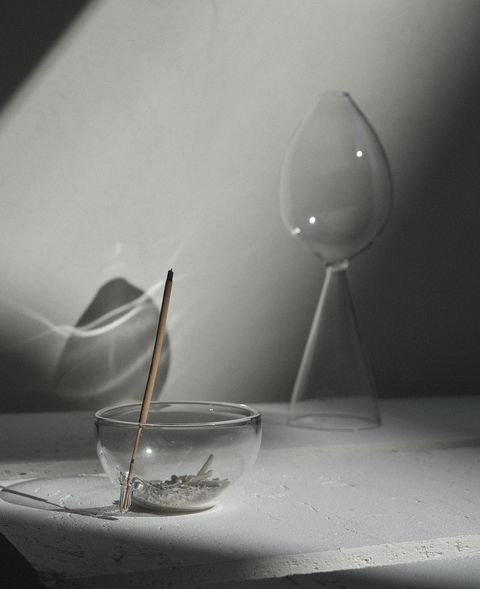 Clear B Glass Incense Holder/Burner - Size S